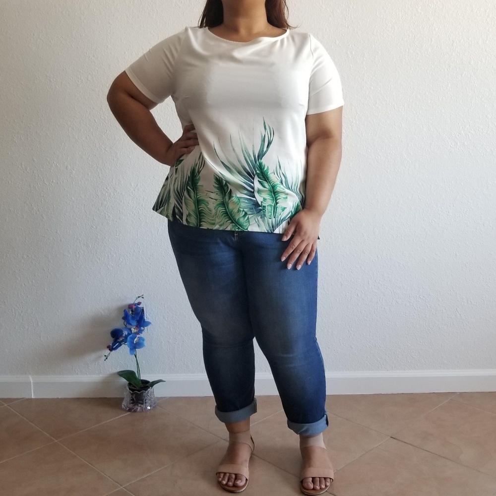 Ava & Viv Pretty Floral Blouse